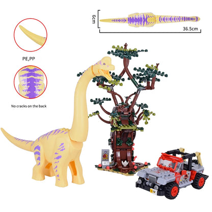 Jurassic Dinosaurs World Animal Park Blocks Building Brick Dinosaur Figures City Dino Robot Dinosaurios Toys For Children Gifts