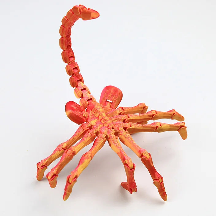 Realistic Scorpion Figurine Alien Facehugger  Model Joint-movable Toy Collectible Figurine Sci-Fi Horror Decor