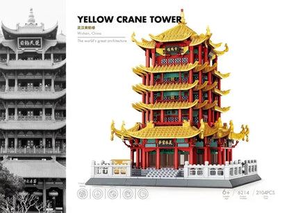 MOC World Famous Architecture Edifice Opera House Building Blocks Villa Savoye Bridge Tower Toy Children Birthday Christmas Gift
