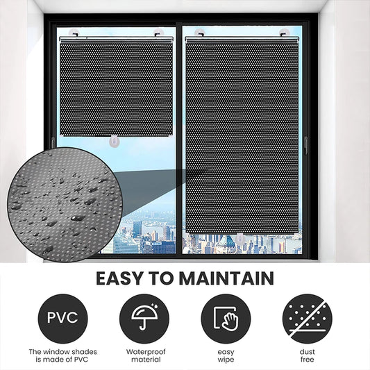 Roller Curtains for Window Kitchen Curtain Blackout Blinds Blind Roll Living Room Drill Adjustable Rolls Shade Shades Roman Home