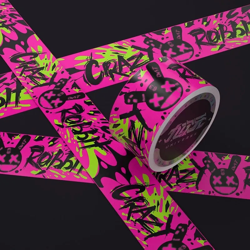 DIY Cyber PUNK Decorative Tape Sticker for Bicycle/Skateboards/suitcases/Fish Tanks Crafts Bike Stickers