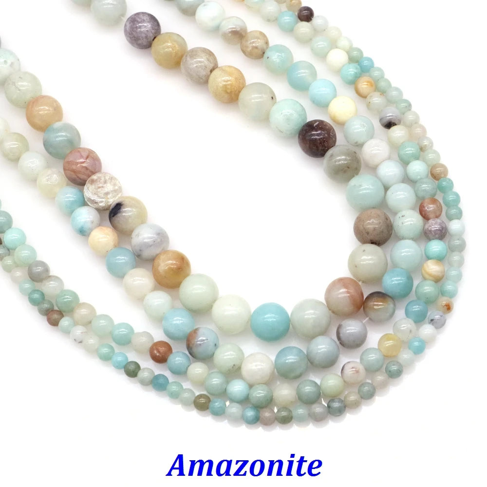 Natural Stone 4 6 8 10mm Round Leopardskin Jaspers Stone Spacer Loose Bead For Jewelry Making DIY Bracelet Needlework Accessorie