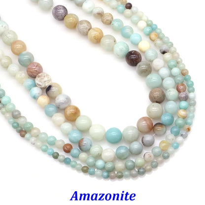 Natural Stone 4 6 8 10mm Round Leopardskin Jaspers Stone Spacer Loose Bead For Jewelry Making DIY Bracelet Needlework Accessorie