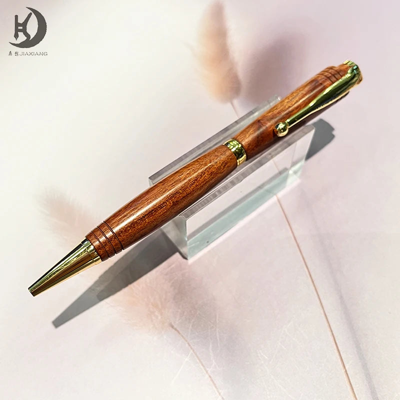 1 PCS 910 Luxury Vintage Slim Sour Wood Ballpoint Pen,Business Office Pen Gift Cool Nice Wooden Gel Pen for Men & Women