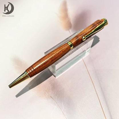 1 PCS 910 Luxury Vintage Slim Sour Wood Ballpoint Pen,Business Office Pen Gift Cool Nice Wooden Gel Pen for Men & Women