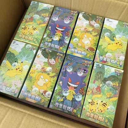 Hot Pkm Cards PTCG Simplified Chinese Zhu Zi Collected 151 Thin/Fat Box Change Series Card Ponyta Gengar Collectible Game Cards