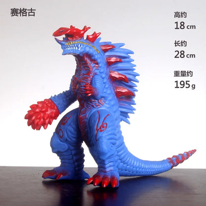 New large Soft rubber Ultraman Belial Monster Leugocyte Belial Gaia Gubira Gomora Model Action Figure Children's Toys