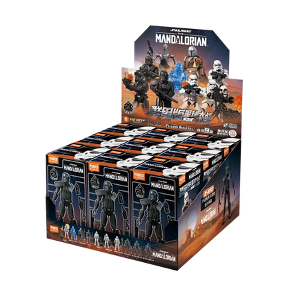 BLOKEES Original Mandalorian GV02 Star Wars Toy Djarin Mando Grogu Yoda Boba Fett Imperial Stormtrooper Action Figure Model Gift
