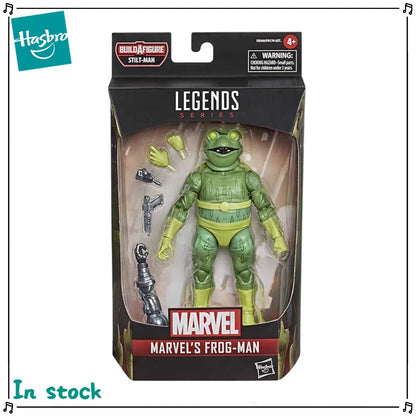 Original Hasbro Marvel Legends Frog Man Anime Figure Model Gift Toy