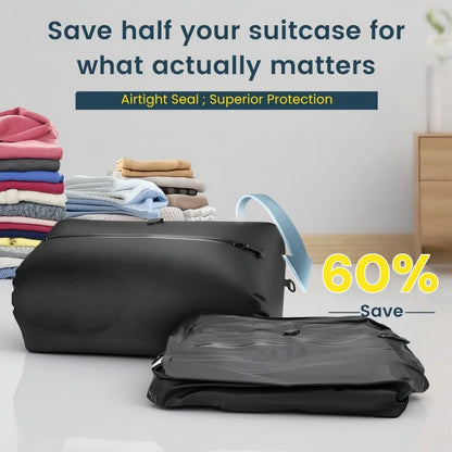 34L Vacuum Storage bags,Travel essentials suitcases Clothes organizer packaging bag practical compression packing cubes