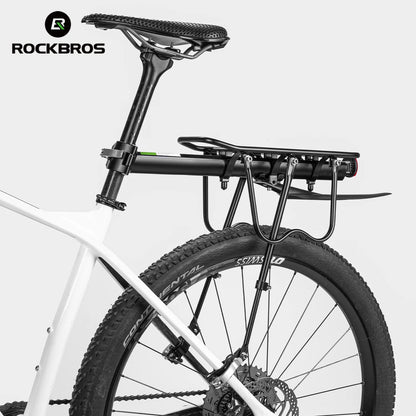 ROCKBROS Bike Rack Aluminum Alloy MTB Bike Bicycle Carrier Holder Luggage Rack Trunk Detachable Bike Rear Shelf Racks Holder