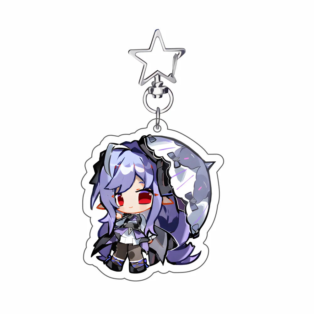 New Hot Game Zenless Zone Zero Keychains Pendant Car Ellen Joe Seth Lowell Jane Doe Von Lycaon Nicole Fans cosplay Gifts