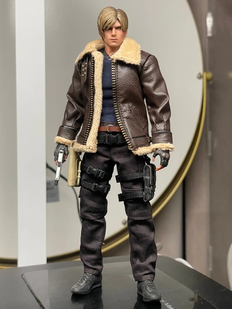 1/12 Leon S. Kennedy Patriot Studio Genuine Action Figure Resident Evil Steelback Beast Classic Edition Movable Model Toys Gift