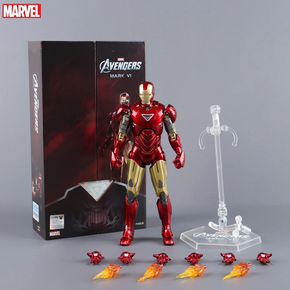 ZD Iron Man Figure Legends Iron Man Mk41 Mk47 Tank MK24 Iron Patriot 2.0 MK35 Red Snapper 1/10 Scale Iron Man Collections Gift