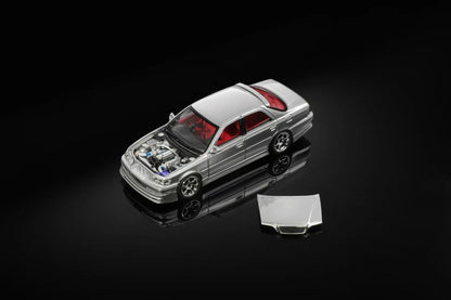Mortal 1:64 for JDM Classic Cresta JZX100 Diecast Toys Model Car Collectible for Adult Hobbyists Gifts