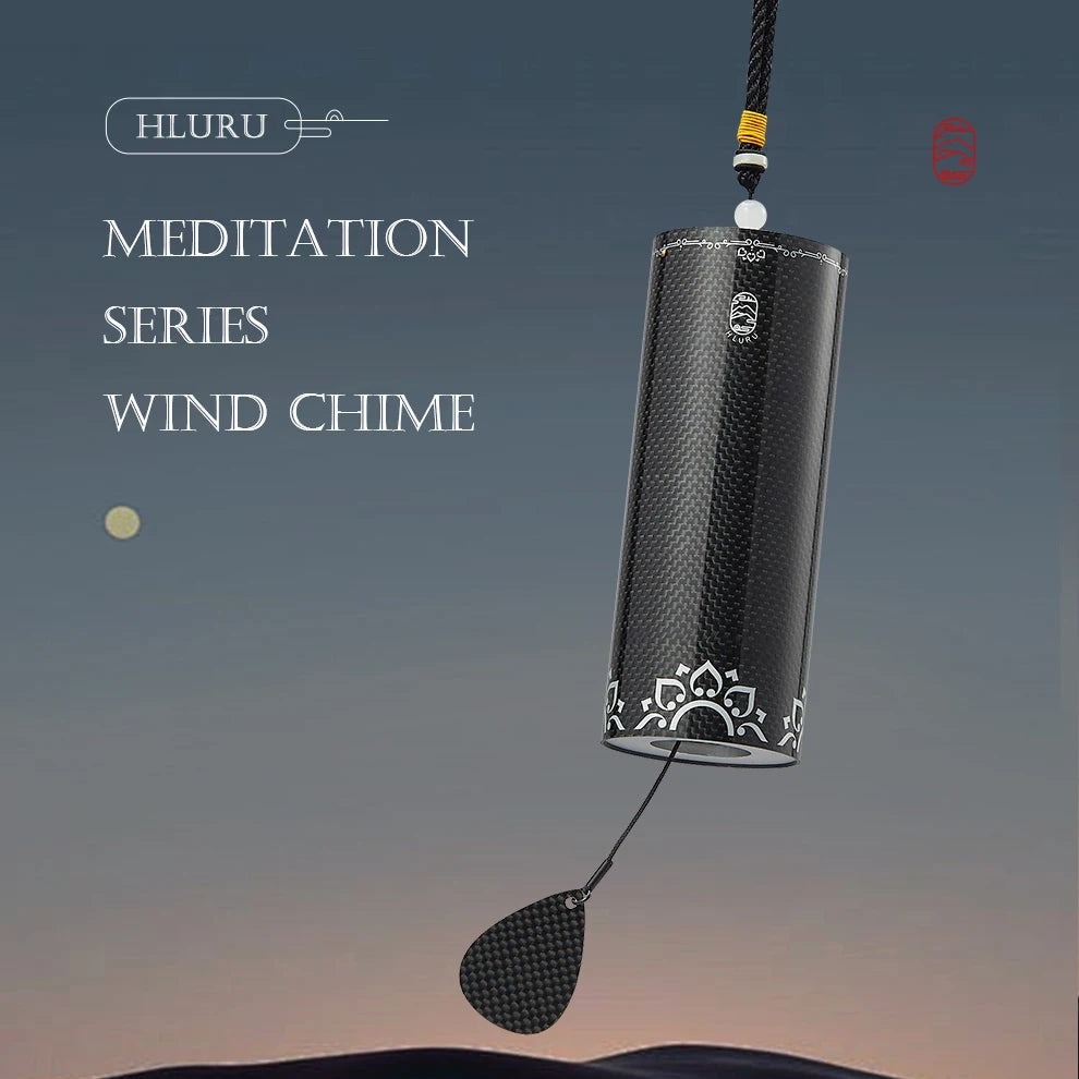 Hluru Windchime Furin Wind Chime 8 Notes Rod Chord Crafted Bell for Outdoor Garden Decor Patio Zen Home Decoration Meditation