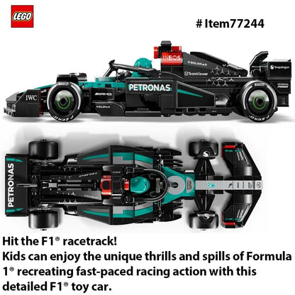 LEGO 77244 Speed Champions Mercedes-AMG F1 W15 Race Car Toy Building Set for Kids Toy Car for F1 Fans - Gift Idea for Birthday