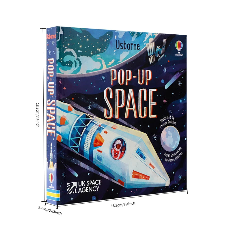 Pop-Up 3D Lift-the-Flap Book, English Picture Book for Toddlers, Early Educational Storybook,Bedtime reading materials