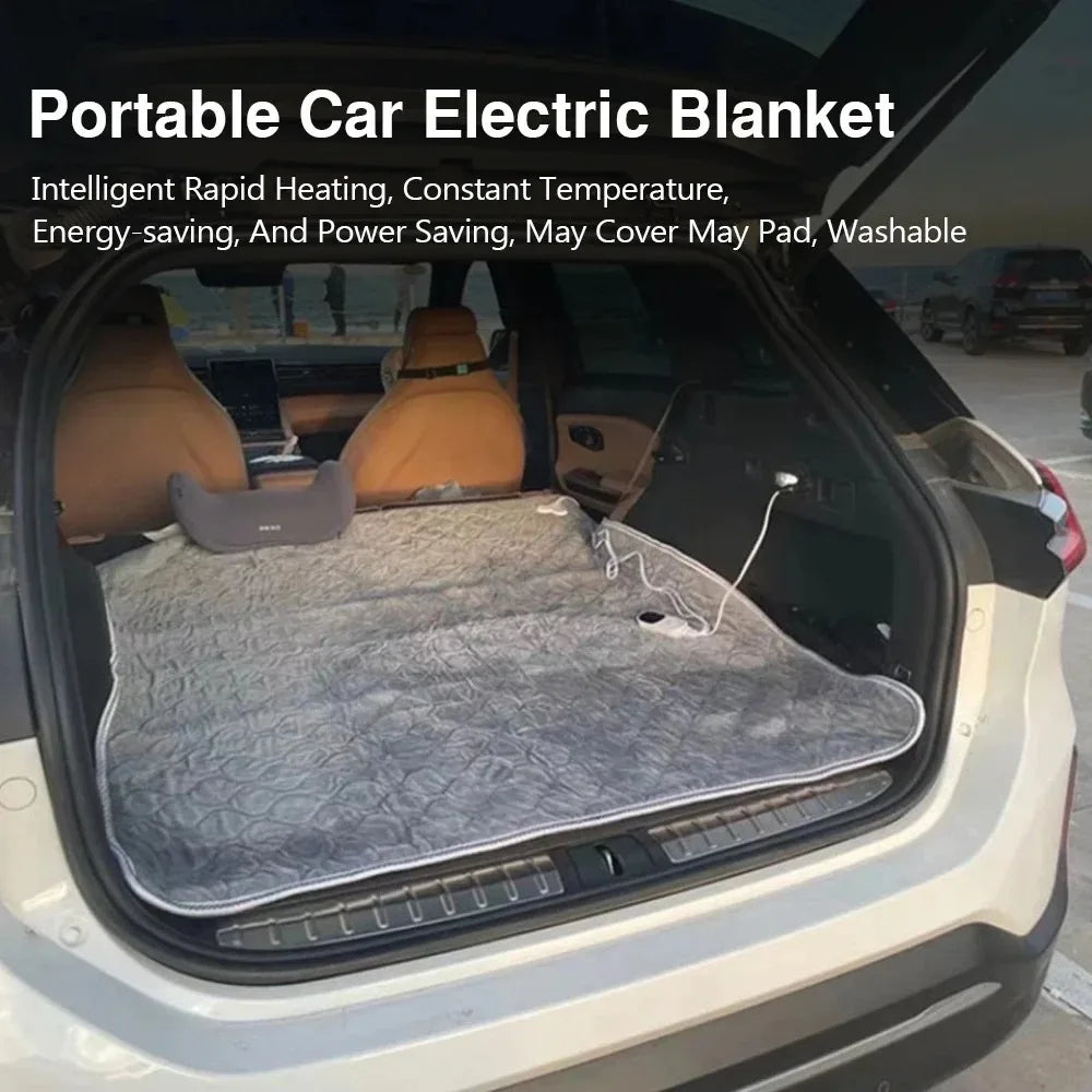12V Electric Blanket Seat Heating Pad for Camping Trucks Off-road Vehicles Warm Heater Sleeper Heated Blanket