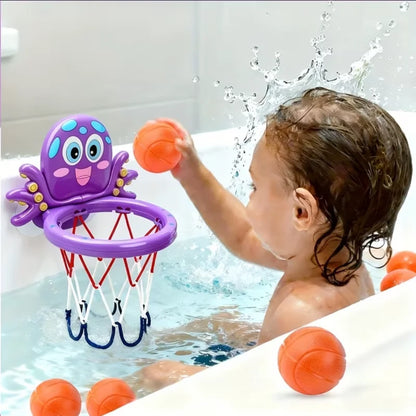 New Mini Cartoon Animal Basketball Set, Kids Bath Toys, Baby Shower Play Toys, Perfect Gift for Children