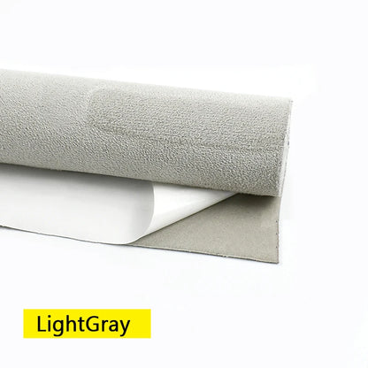 20-100cm Suede Leather Fabrics for Car Interior Modification Self-adhesive Splicing Cloth DIY Door Panel Workbench Wrap Sticker