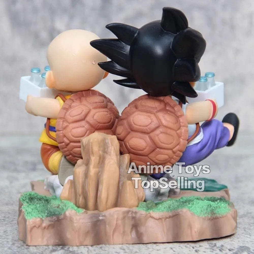 15cm Anime Dragon Ball Figure Goku and Krillin Action Figures Pvc Statue Collection Model Toys Gifts