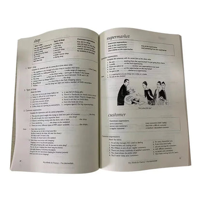 Key Words for Fluency English Reading Grammar Improvement Training Materials Oral Training Level 4 and 6 IELTS