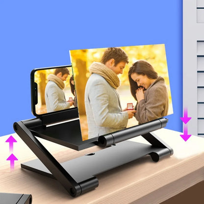 HD Folding Cell Phone Screen Amplifier Multi-Functional Mobile Magnifying Glass Enlarged Screen Magnifier for Enhanced Viewing