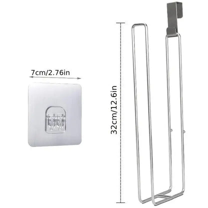 Iron Paper Towel Storage Rack Roll Holder Toilet Paper Towel Rack Wall Mounted Toilet Paper Storage Rack