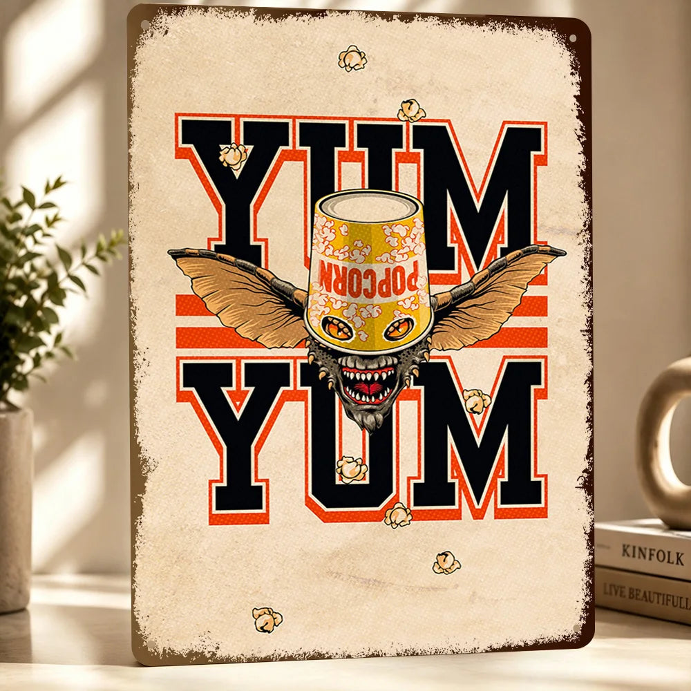 Gremlins Aluminum Posters Customized Metal Tin Sign Vintage Premium Dramatic Screen Scene Wall Art For Film Fans And Theaters
