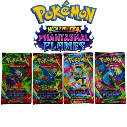 100PCS Pokémon TCG: Mega Evolution-Pitch Black Booster Display Box Prismatic 151 Evolutions English Battle Cards Game Cards
