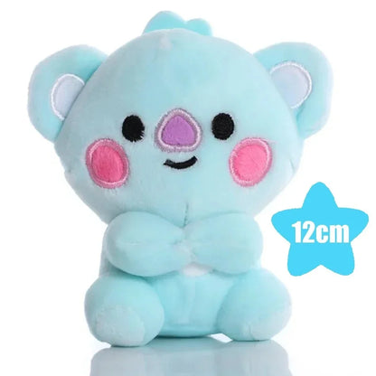 Plush Toy Tata Koay Shooky Mang Cooky Cartoon Animal Backpack Key Mobile Phone Pendant Office Relaxation Toys Friend Gift