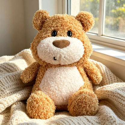 23cm Little Bear Plushie Kawai Soft Sleep Companionship Doll Cute Precious Little Bear Bedroom Decoration Birthday Gift For Girl