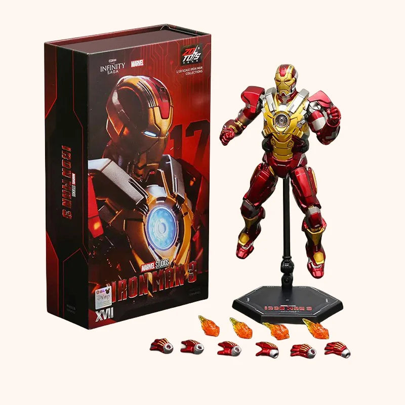 ZD Iron Man Figure Legends Iron Man Mk41 Mk47 Tank MK24 Iron Patriot 2.0 MK35 Red Snapper 1/10 Scale Iron Man Collections Gift
