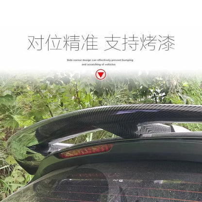 Car Spoiler Universal Wing Racing Hatchback Wings Car Tail Exterior Trim ABS Spoilers GT Carbon Fiber Tail Wing Car accessories
