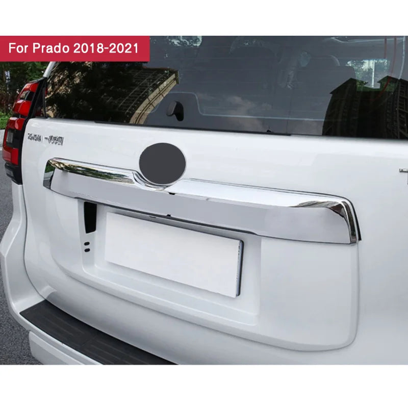 OUY For Toyota Land Cruiser Prado 150 Chrome Rear Door Trim Molding Taill Gate Decorative Strip