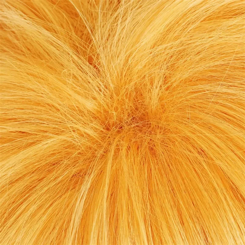 Anime Kurosaki Ichigo Cosplay Wig 30cm Orange Short Hair Heat Resistant Synthetic Wigs Halloween Party