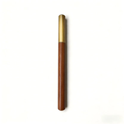 Luxury Retro Wood Bronze Fountain Pen Office Business Writing Art Calligraphy Ink Pens 0.5mm School Student Stationery Gifts