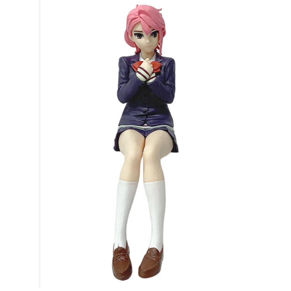 New Anime Dandadan Ayase Momo Shiratori Aira Sitting posture S.H.Figuarts Transformed Assembly PVC Model Toy Action Figures Gift