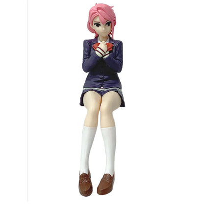 New Anime Dandadan Ayase Momo Shiratori Aira Sitting posture S.H.Figuarts Transformed Assembly PVC Model Toy Action Figures Gift
