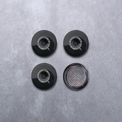 Kicarmod 1/64 10.5mm Alloy Model Wheels with Magnetic Hub Caps-with Rubber Tires for Tomica Custom Diecast Cars