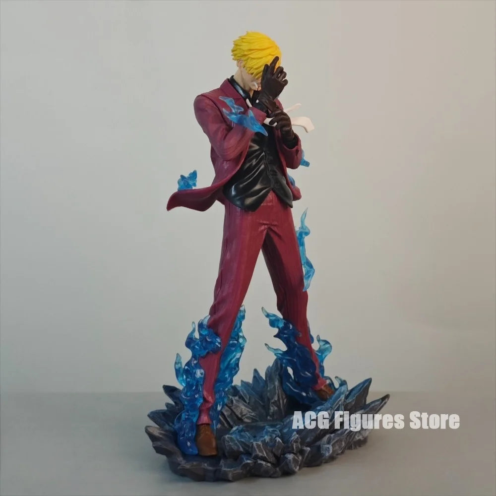 25cm/9.84in Anime ONE PIECE Figure Sanji Action Figures Pvc Statue Desktop Ornamen Collection Model Toys Gifts
