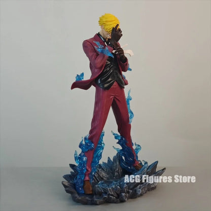 25cm/9.84in Anime ONE PIECE Figure Sanji Action Figures Pvc Statue Desktop Ornamen Collection Model Toys Gifts