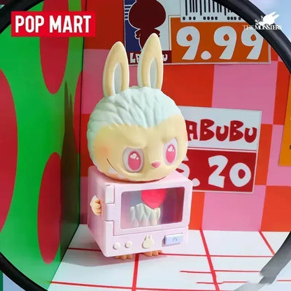 POPMART THE LABUBU MONSTERS WACKY MART Series Blind Box Guess Bag  Original charm Girl festival gift Anime figures Ornament
