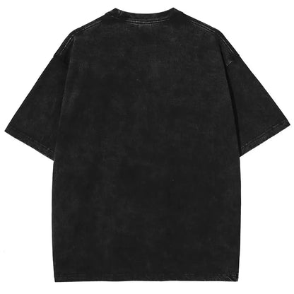 Game Resident Evil Karl Heisenberg Printed Tshirt Men Women Street Cotton T-shirts Oversized Retro T Shirt Harajuku Washed Tees