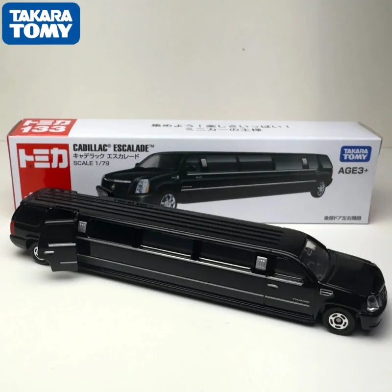 Genuine Takara Tomy Tomica No.133 No.144 No.148 Cadillac Escalade Long Type Die-Cast Car Model Toy Birthday Gift