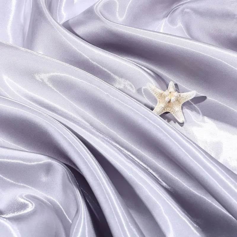 Liquid Water Light Reflective Fabric Per Meter for Clothes Wedding Dresses DIY Sewing Fashion Plain Silky Smooth Cloth Pink Blue