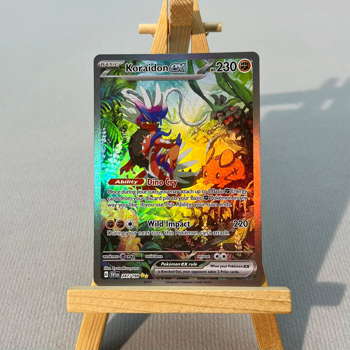 SVI JIG PTCG6-001 Tcg proxy PKM Cards Iono's Bellibolt ex Rare Collection Battle Toys Gifts for Hobbies home play