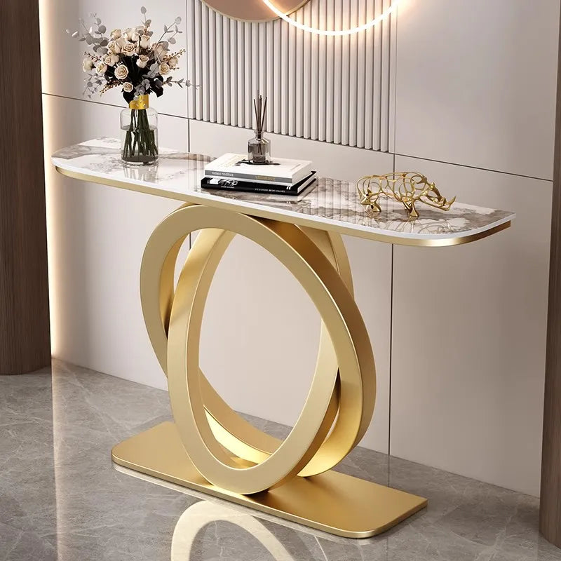 Luxury Trendy Console Table Curved Unique Beauty Elegant Console Table Nordic Design Console Meuble Living Room Furniture