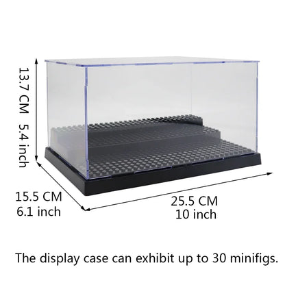 Compatible building block display box storage box building block doll collection step-by-step hand display